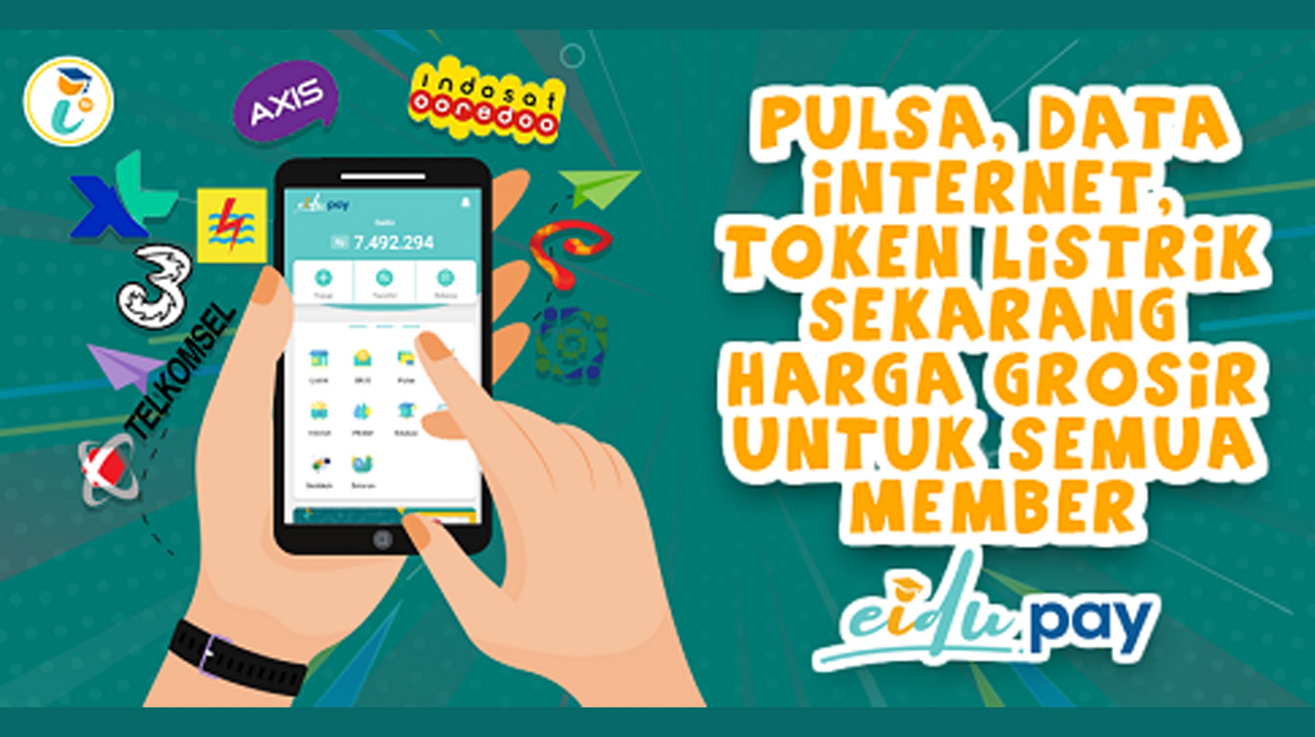 Dapatkan Harga Grosir Untuk Pembelian Pulsa, Data, dan Token Listrik